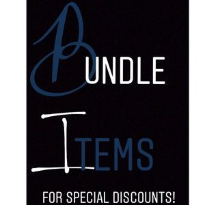 Bundle items for special discounts!